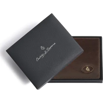 Peněženka Castelijn & Beerens Pánská kožená peněženka RFID v dárkové krabičce 804193 MO tmavě hnědá