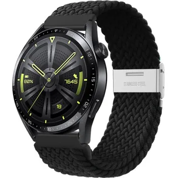 Řemínek na hodinky BSTRAP | BStrap Elastic Nylon 2 reminek na Samsung Galaxy Watch 3 41mm, black (SSG026C0101)