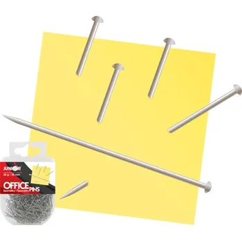 Nástroj na niť a příze Špendlíky kancelářské JUNIOR, 28 mm/50 g, pp box