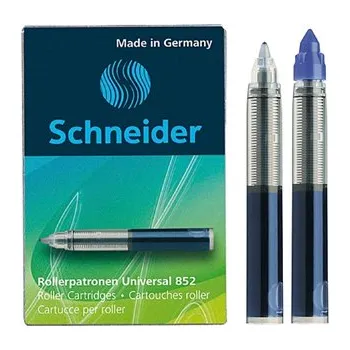 Náplň do psacích potřeb SCHNEIDER Náplň pro rollery Schneider Cartridge 852 0,6 mm/5 ks - modrá 447755