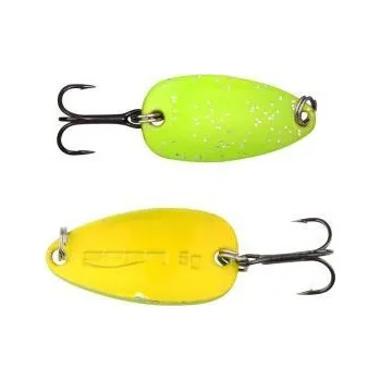 Umělá nástraha Trout Master Třpytka plandavka Leaf 5gr Fluo Green/Yellow