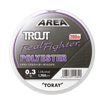 Toray Polyester Trout Area Real Fighter 200 m #0.5 0,117 mm