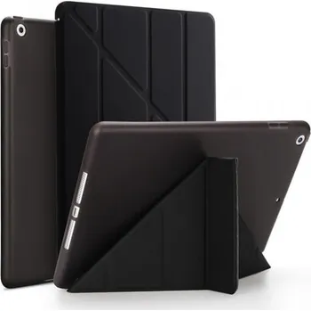 Pouzdro na tablet 2v1 Smart flip cover + zadní silikonový ochranný obal pro Apple iPad Air 4 10.9" 2020 - černý