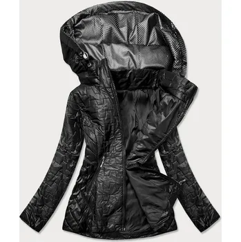 Černá prošívaná dámská bunda (BR0121) odstíny černé 46