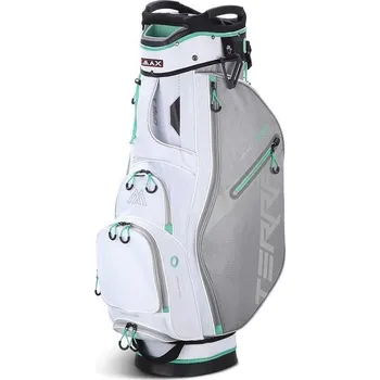 Golfový bag Big Max Terra Sport cart bag, bílo/stříbrno/mint