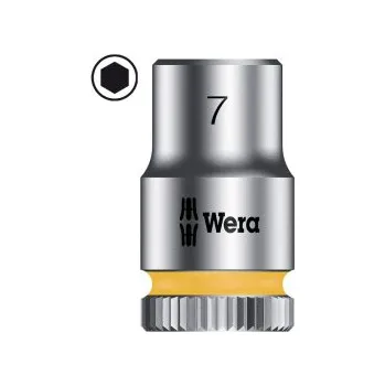 Gola hlavice Nástrčná hlavice barevná Wera 8790 HMA 6-ti hran 1/4", 7mm