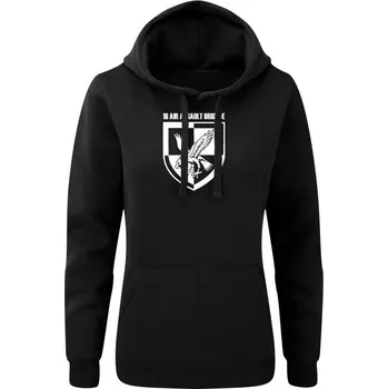 Dámská mikina Dámská mikina s kapucí 16 AIR ASSAULT BRIGADE - černá