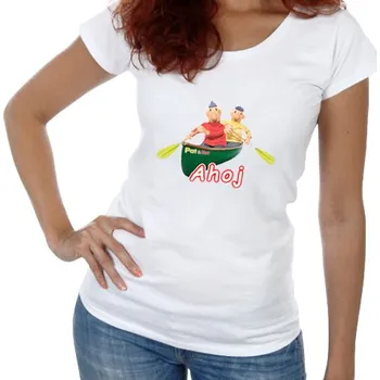 Dámské tričko Tričko Pat a Mat Vodáci - velikost S