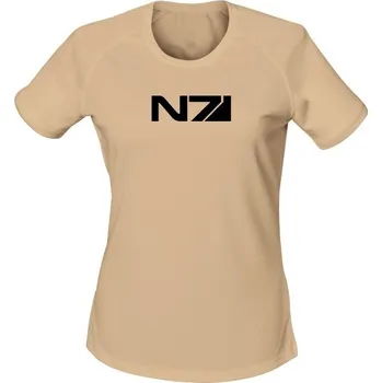 Dámské tričko Dámské funkční tričko N7 - písková