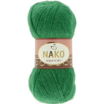 Příze Nako Angora Luks 13871 zelená