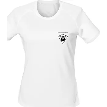 Dámské tričko Dámské funkční tričko 71. mechanizovaný prapor Simple - bílá