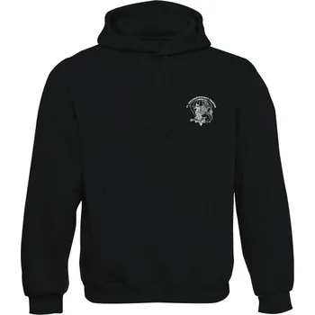 Pánská mikina Mikina s kapucí 41. mechanizovaný prapor SIMPLE - černá