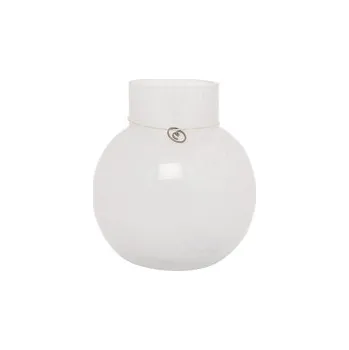 Váza Skleněná váza Ernst White 14 cm