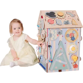 Hra na zahradu eliNeli Svítící activity board domeček