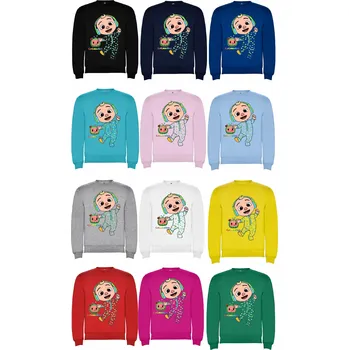 Dětská mikina přes hlavu Cocomelon Barva: Žlutá, Velikost: 110/116 - 5/6let