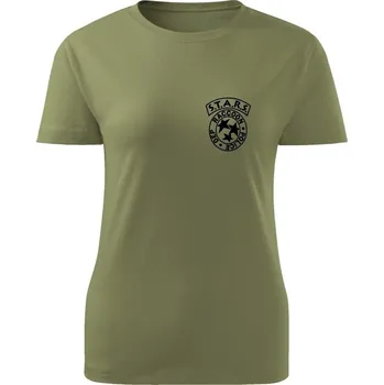 Dámské tričko S.T.A.R.S. R.P.D. Small Badge - olivová