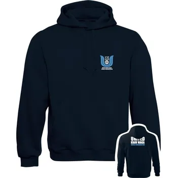 Pánská mikina Mikina s kapucí United Krav Maga - námořní modrá