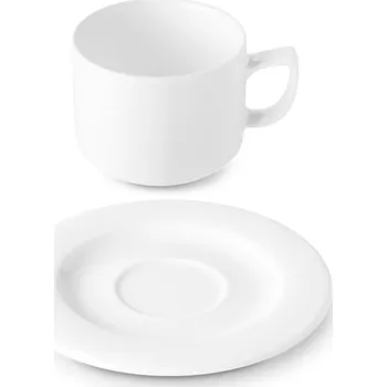 Suisse Langenthal | Šálek s podšálkem, bílý, 200 ml, Time