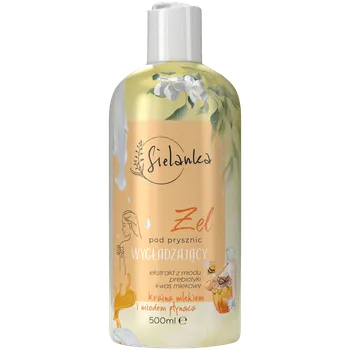 Sprchový gel Sielanka Mléko a med vyhlazující sprchový gel, 500 ml