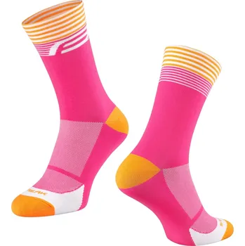 ponožky FORCE STREAK, růžovo-oranžové Velikost: L-XL/42-46 + Výměna dárku do konce ledna 2026