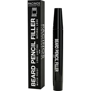 Přípravek na oči Pacinos Beard Pencil Filler - voděodolná tužka na bradu BLACK - černá