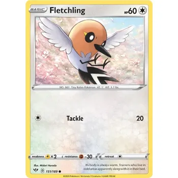 Sběratelská karetní hra Fletchling 151/189 - Darkness Ablaze Typ karty: Non-Holo