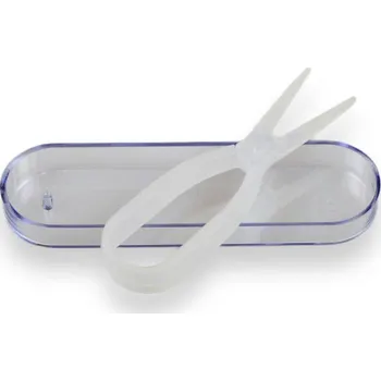 Kleštičky na kontaktní čočky - Transparentní s pouzdrem