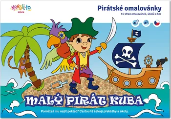 Pirátské omalovánky: Malý pirát Kuba - Eliška Libovická (2023, šitá)
