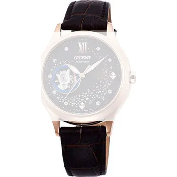 Řemínek na hodinky Kožený řemínek Orient UL019011P0 17mm (pro model RA-AG001), hnědý