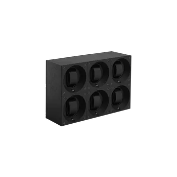 Natahovač hodinek SWISSKUBIK Multiple 6p SwissKubiK wood Matt Black Wenge
