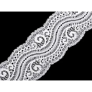Krajka Elastická krajka / vsadka šíře 65 mm