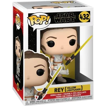 Hračka Funko POP: Star Wars Episode IX - Rey with Yellow Saber