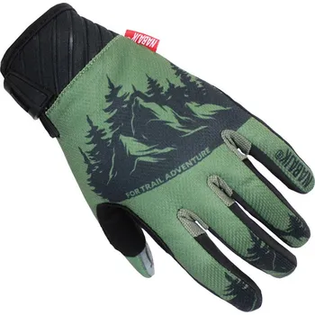 Cyklistické rukavice Nabajk Kubba youth boys gloves khaki 3Y-4Y