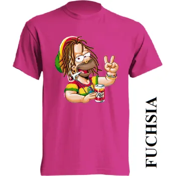 detske-levne-bavlnene-tricko-potisk-rasta-homer-simpson Barva: Fuchsia - fuchsiová, velikost: 116