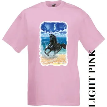 detske-levne-bavlnene-tricko-potisk-cerny-kun Barva: Pink - růžová, velikost: 128