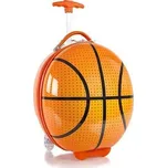 Heys Dětský skořepinový kufr na kolečkách Kids Sports Luggage Basketball 13092-3802-00 oranžová/černá