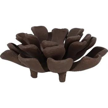 Svícen Svícen na čajovku Borová šiška, litina|Esschert Design