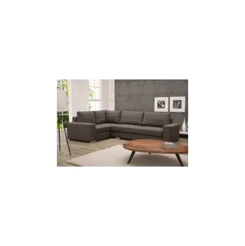 Sedací souprava FALCO Rohová sedací souprava Tornado tmavě hnědá