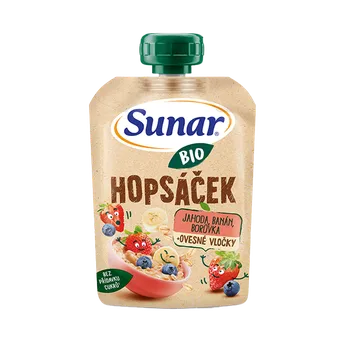 Sunar BIO Hopsáček jahoda, banán, borůvka a ovesné vločky (100 g)