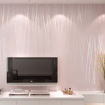 Fototapeta Solution Media Vliesová tapeta jednoduché proužky Barva Růžová