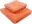 Svitap Star ručník a osuška 70 x 140 cm, oranžová