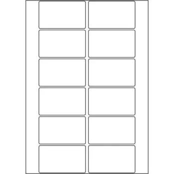 Speciální papír Etikety PRINT 80x47 mm barevné signální (100xA4)