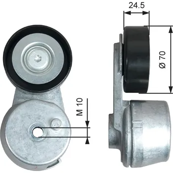 Napínák, žebrovaný klínový řemen GATES T39375