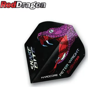Příslušenství pro šipky Letky Red Dragon Peter Wright Snakebite Hardcore Holographic