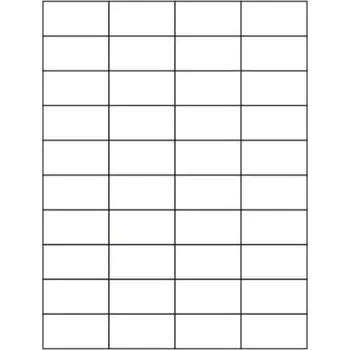 Speciální papír Etikety PRINT 48,5x25,4 mm bílé opacitní (100xA4), 40 etiket na archu