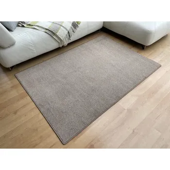 Vopi Kusový koberec Matera hnědý (Varianta: Kruh 120 cm průměr)