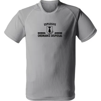 Pánské tričko Funkční triko CZECH EOD Initial success or total failure - světle šedá