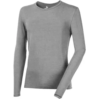 Pánské tričko BAMBUS LS ORIGINAL pánské triko šedý melír XXL