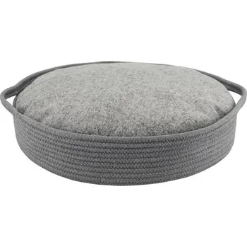 Pelíšek pro psa Nobby NOLA polštář pro psy šedý s úchyty 45x10cm SLEVA 20% VÝPRODEJ