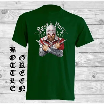 detske-levne-bavlnene-tricko-potisk-Assassins-Creed Barva: Bottle green - lahvově zelená, velikost: 152